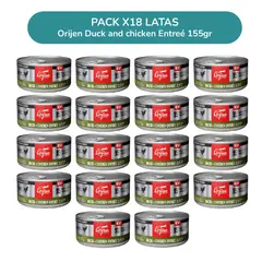 ORIJEN - Pack 18 Latas Duck & Chicken Entrée 155 g