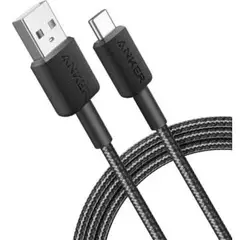ANKER - CABLE USB A a USB C SERIE 3 DE 1.8 METROS ENMALLADO NEGRO