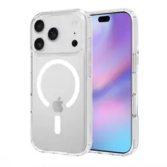 GENERICO - CASE TRANSPARENTE CON MAGSAFE PARA IPHONE 17PRO