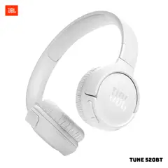 JBL - AUDIFONOS TUNE 520BT PURE BASS WIRELESS - BLANCO