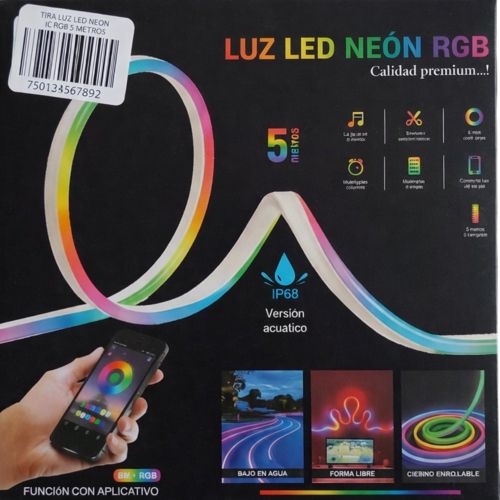Tira Led 5m RGB Modelo ICRGB Genérico proteccion IP68