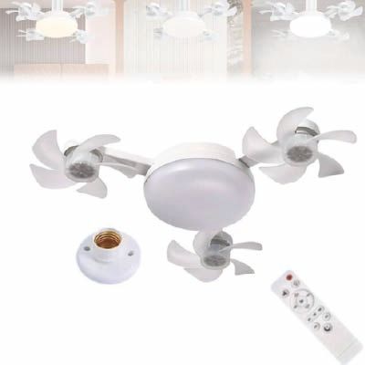 FOCO VENTILADOR LED MODELO DRON CON CONTROL REMOTO