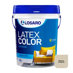 LOSARO - Látex Color color Blanco Invierno x 20 Lt. (5.28 Gl.)