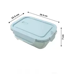 GENERICO - Taper Practico con 2 Divisiones Util con Tapa