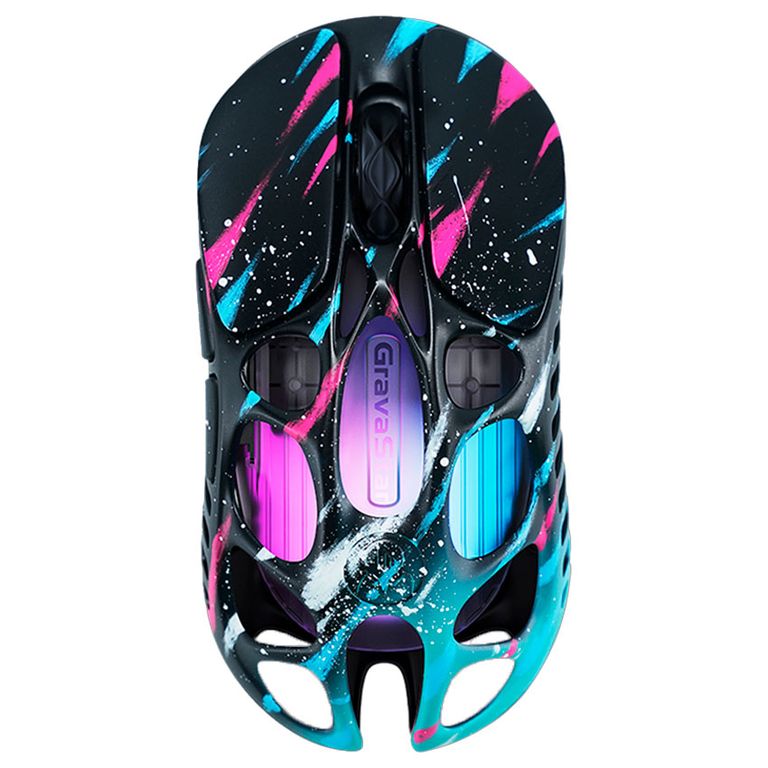 Mouse MERCURY XPRO Inalámbrico 8K Dongle NEON GRAFFITI