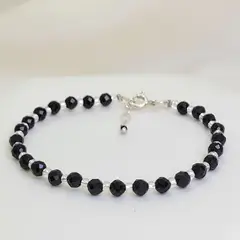 INTUERI - Pulsera Diana Turmalina negra