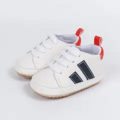 GENERICO - Zapatillas para bebé - Modelo Line - Líneas Azules