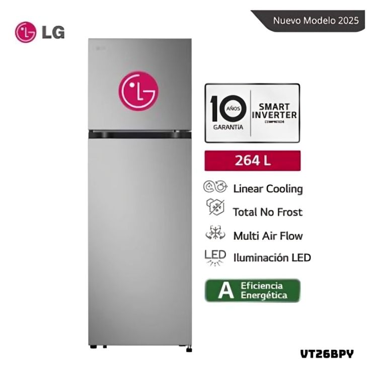 Refrigeradora 264 LT No frost VT26BPY Plateada