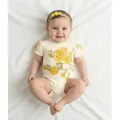 GENERICO - Body algodón Pima Floreado