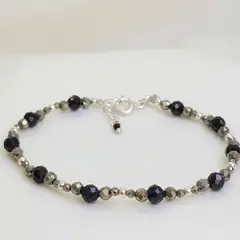 INTUERI - Pulsera Full Turmalina negra y pirita