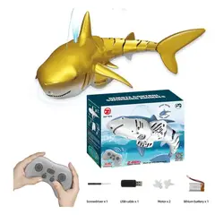GENERICO - Tiburón acuático a control remoto - COLOR DORADO