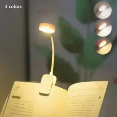 GENERICO - Linterna de Lectura a pilas con clip - Color Blanco