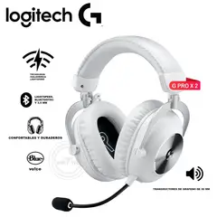 LOGITECH - Audifono Gamer G Pro X2 Lightspeed Wireless / BT / 3.5 MM Blanco