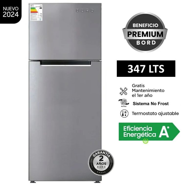 Refrigeradora 347L No Frost RE340NFI-H Plateada