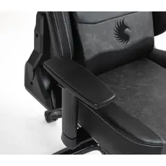 DREIZT - Silla Gamer Heroes Negro Premium Reclinable Con Posapies