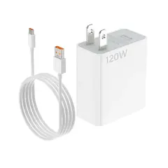 XIAOMI - Cargador 120W Tipo C para Poco F8 Pro Original Blanco