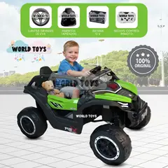 BABY - Carro a Batería para Niños «MINI KANAN» Edición Limitada Green