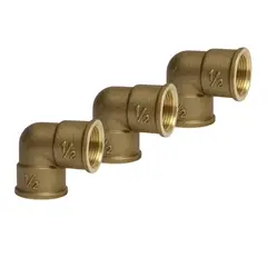 GENERICO - CODO DE BRONCE PESADO DE ½ X 90 X 3 UN