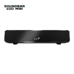 GENIUS - Mini SoundBar 100 Parlante Alámbrico - Negro