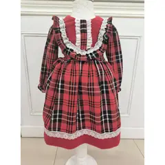 BANNITAS - VESTIDO CASUAL AMBER PARA NIÑAS ROJO T8