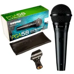 SHURE - MICROFONO PGA58 ALAMBRICO