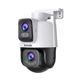 TENDA - Cámara de seguridad Exterior CH9 6MP WiFi Lentes duales Panorámico 360°