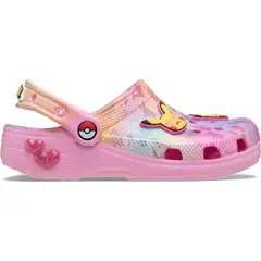 Crocs - Zuecos Pikachu Pink Classic Clog K Niños