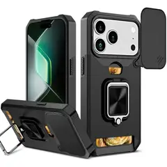 GENERICO - Carcasa iPhone 17 Pro Max Tarjetero Antigolpes
