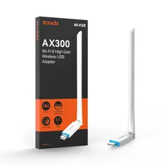 TENDA - Adaptador USB inalámbrico AX300 Wifi 6 U2