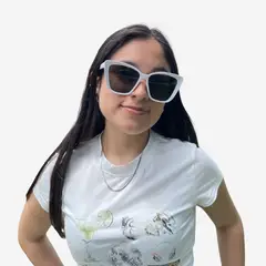 KAST PE - Gafas de sol Mirely Blanco MOD5 Lentes estilo cat eye