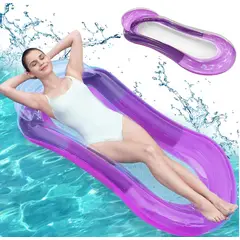GENERICO - CAMA FLOTANTE DE AGUA INFLABLE -FUCSIA