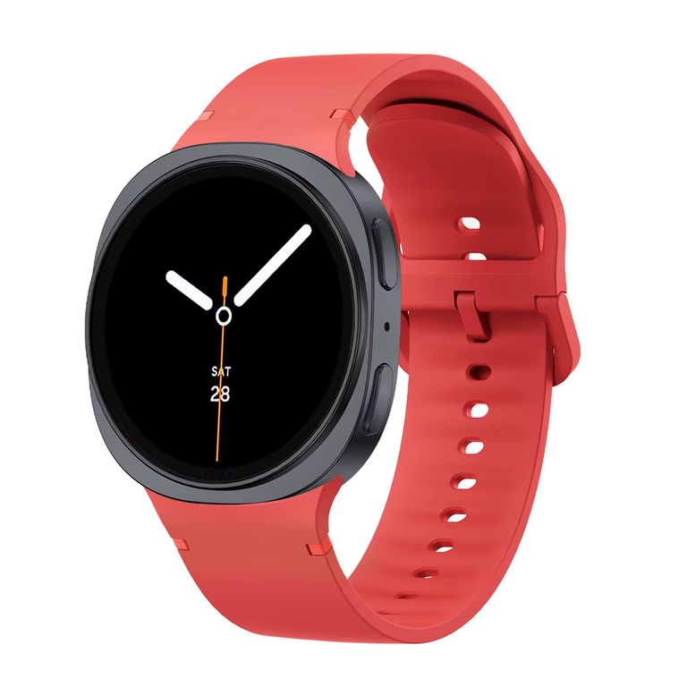 Correa Silicona para SAMSUNG WATCH 8 - 8 CLASSIC - ROJO