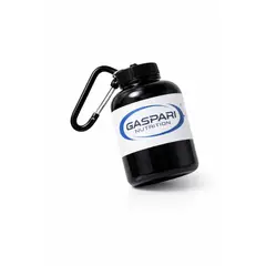 GASPARI NUTRITION - Llavero Porta proteina Embudo Negro Brillante Talla única