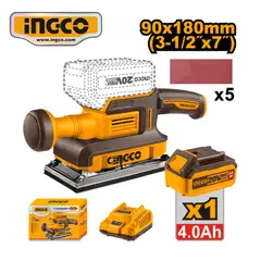 INGCO TOOLS - CFSLI20311 LIJADORA ORBITAL 20V 90x180mm