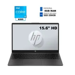 HP - LAPTOP INTEL CORE I3 N305 RAM 8GB 256GB 15.6 PULGADAS HD
