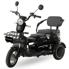 FUTUR - Trimoto Electrica Convertible Irix Negro Motor 600w
