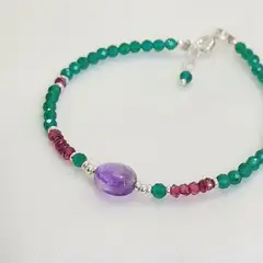 INTUERI - Pulsera Samantha Amatista