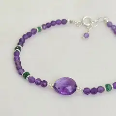 INTUERI - Pulsera Samantha Amatista y Jade