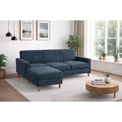 ARTSOFA - Sofá Seccional Luma Acero antifluido + obsequio