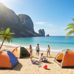 GENERICO - Carpa Automática Camping Para Personas