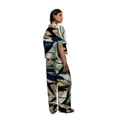 PERMUTA - Conjunto Pantalón y Blusa estampado IBIZA de