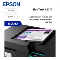 EPSON - Impresora Multifuncional Ecotank L6370 Duplex WIFI ADF USB