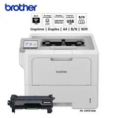 BROTHER - Impresora Láser Monocromática HL-L6415dw Duplex Wifi USB