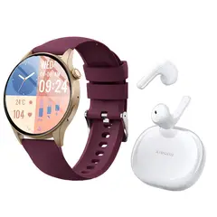 XIAOMI - Air 3 SE De Audífonos tws Blanco y Toumi Watch Y80 Pro -Rojo