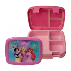 DISNEY CLASICOS - Taper Bento 3 Divisiones Missi (Princesas Disney)