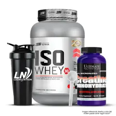 UNIVERSE NUTRITION - Iso Whey 90 1.1 kg Proteina Isolatada - Chocolate + Creatina Ultimate Nutrition 300 g +Scoop +Shaker