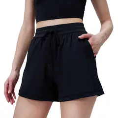 TIOZONEY - Pantalones cortos para mujer - Negro