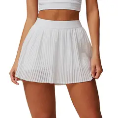 TIOZONEY - Faldas atléticas para tenis y golf - Blanco