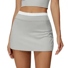 TIOZONEY - Faldas atléticas para tenis y golf - Gris