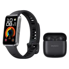 HUAWEI - Band 10 Reloj inteligente Negro y Audifonos FreeBuds SE 2 Negro